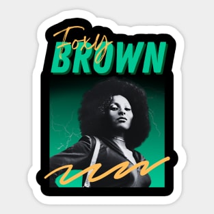 Foxy brown***original retro Sticker